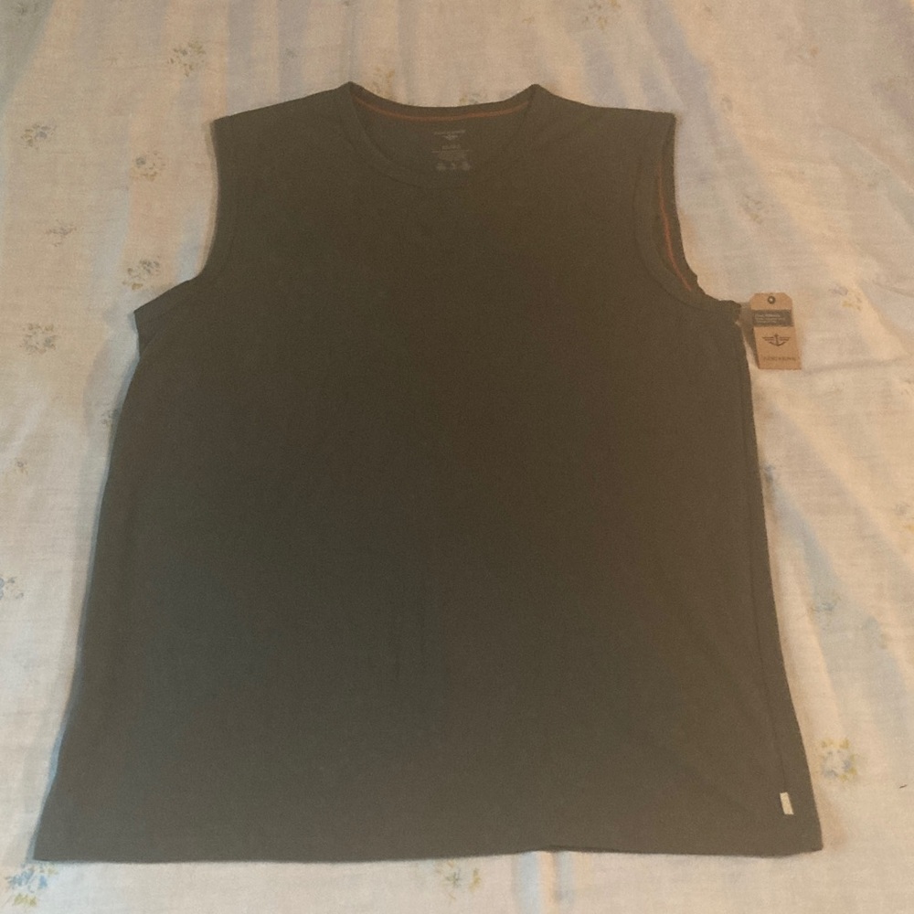 Dockers Men's Green Tank Top